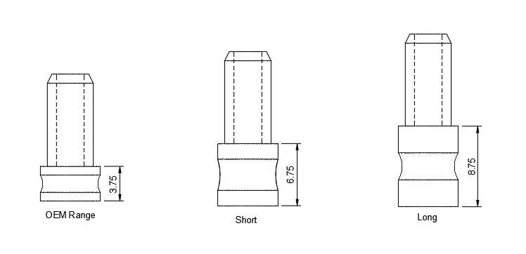 Conductive Domeless Trigger Plugs for Nintendo GameCube Controllers